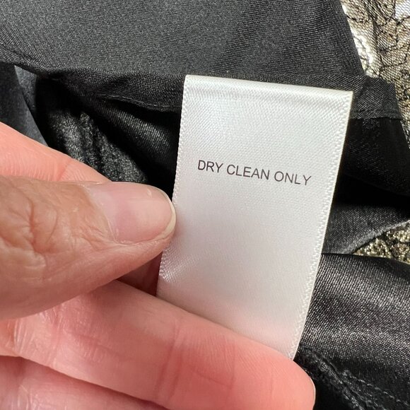 Altar'd State Donella Sequin Mini Dress Black Gold Floral Fit & Flare XS - Picture 16 of 16